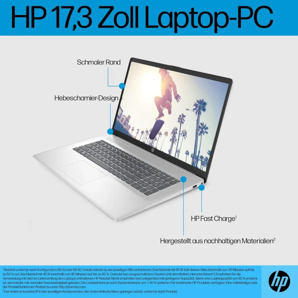 HP Laptop 17 med Intel Core i7-1355U